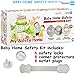 Limited SALE - Baby Safety Locks - 6 LATCHES, 8 CORNER GUARDS, 8 OUTLET PLUGS | Child Proof Cabinets, Cupboard, Drawers, Fridge | No Tools | 3M Adhesive, Adjustable Strap & Latch System, 22 Pack Kit