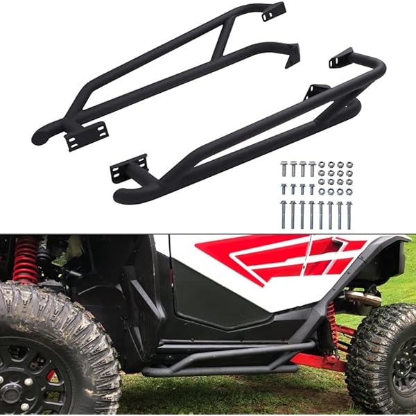 Nerf Bar S3パワースポーツナーフバー 2018 ホンダタロンX Rブラック S3 Power Talon Blac Honda