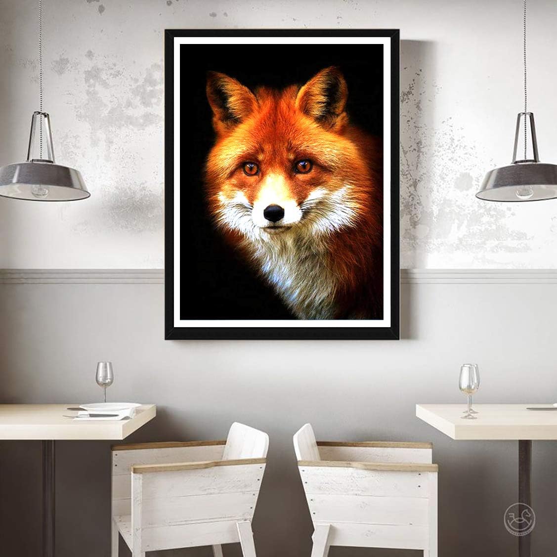 VAIIEYO 5D Diamond Painting Fox, Paint with Diamonds Art Animal - Image 5