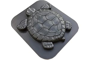 Concrete Stepping Stone Mold, DIY Unique Turtle Shape Reusable Pavement Mold, Personalized Garden Decor for Crafting Statue