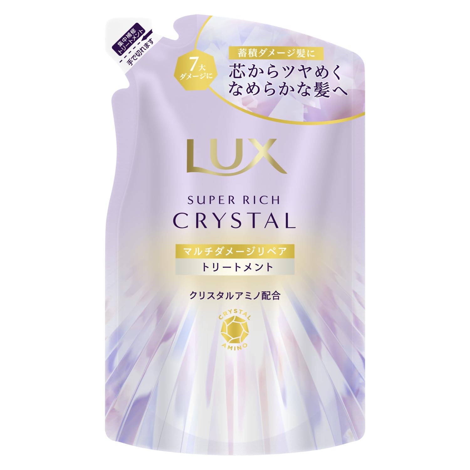 ラックス スーパーリッチクリスタル マルチダメージリペア トリートメント つめかえ用 300g の商品画像
