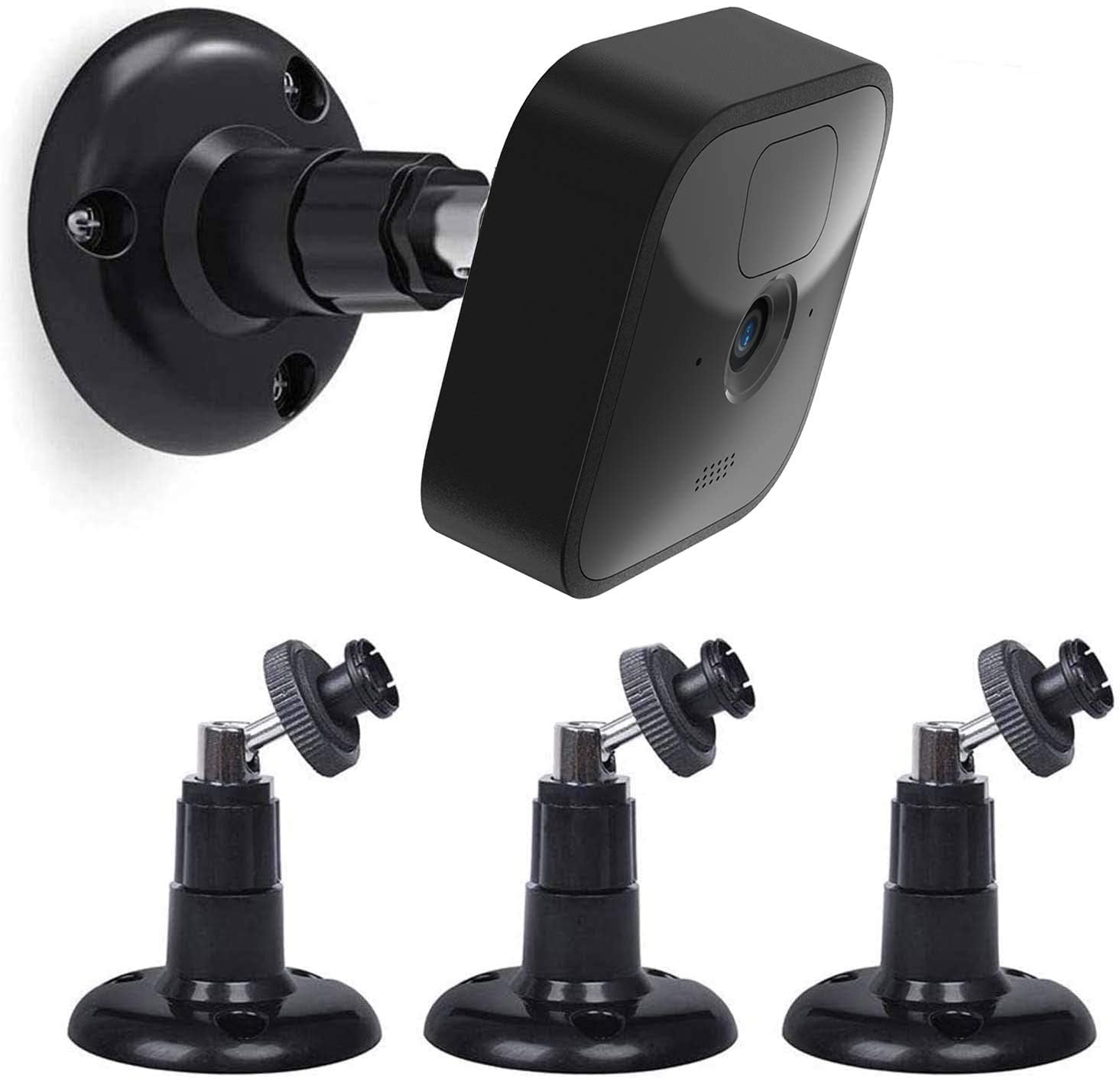 HOLACA Wall Mount Compatible with New Blink Camera (Outdoor 4/3), Blink Indoor/Outdoor/Mini/Mini2/XT/XT2 (Camera NOT Included), Black