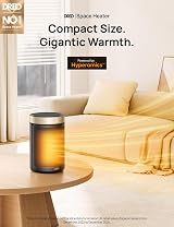 Dreo 1500W Electric Heater with Remote, 3 Modes & Timer, Gold Atom 316 view 2