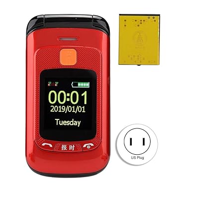 Flip Mobile Phone with Touch Screen, Dual SIM, Big Jordan Ubuy
