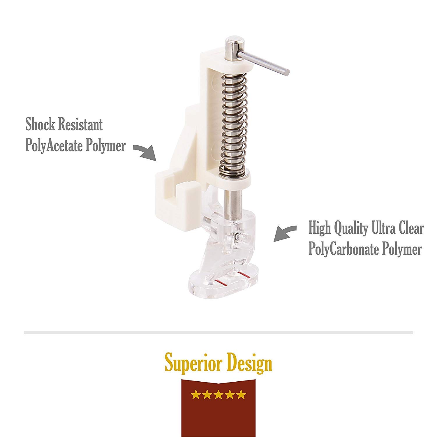 Madam Sew Presser Foot Set 32 PCS - The ONLY One with Manual, DVD and