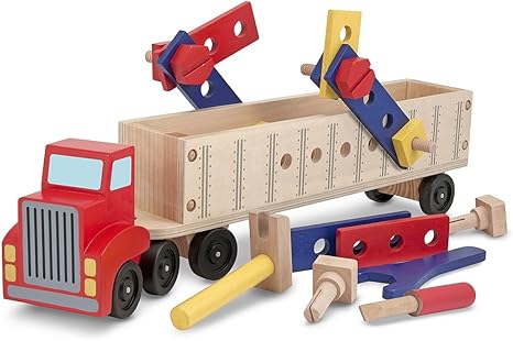 melissa and doug construction trucks