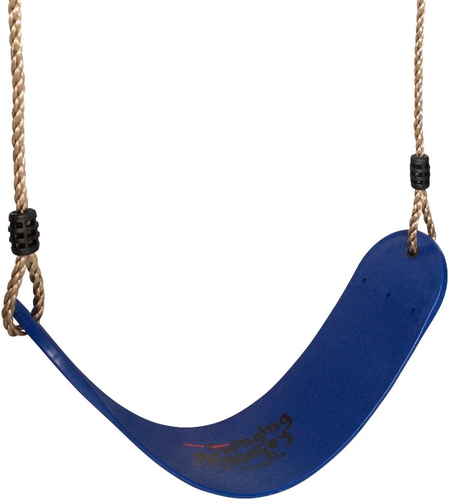 Swinging Monkey Products Swing Seat, Blue - Playground Swing, Belt Swing, Standard Swing