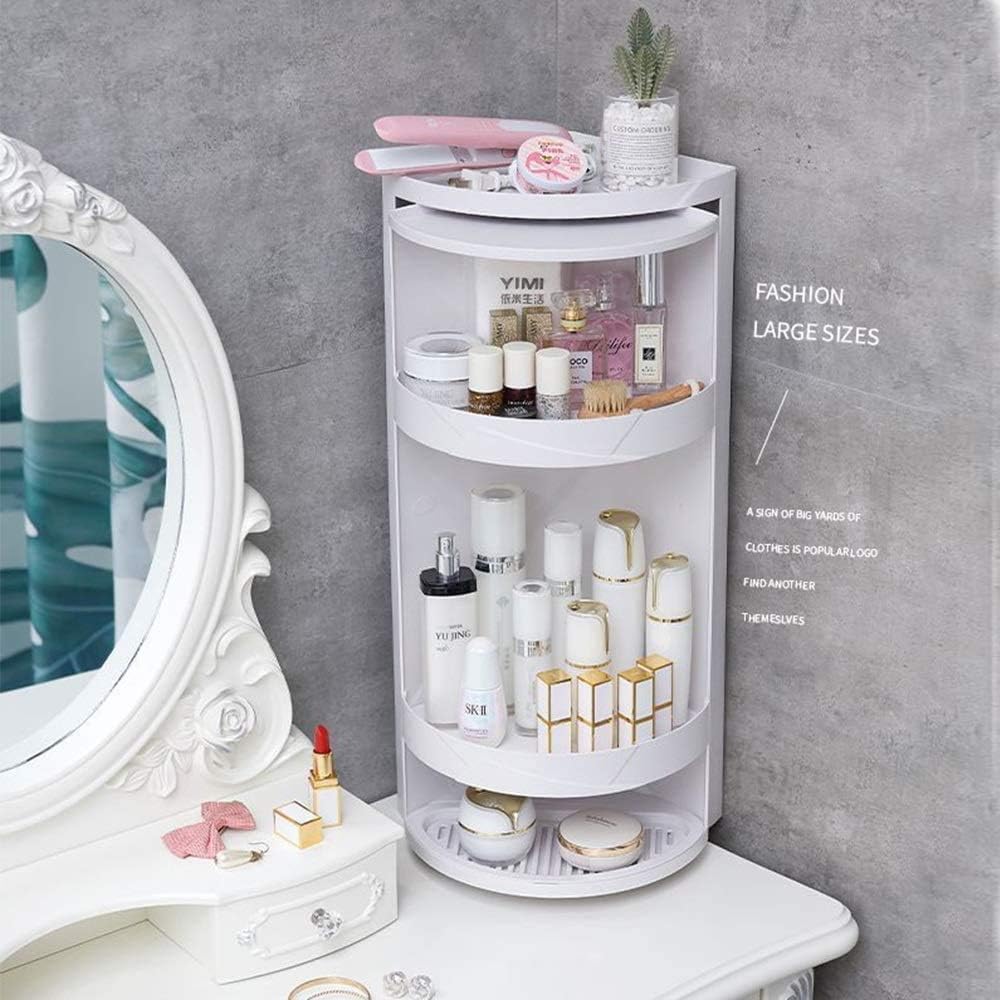 Hiru Bathroom Rotating Triangle Storage Rack 360 Degree Rotating Multi