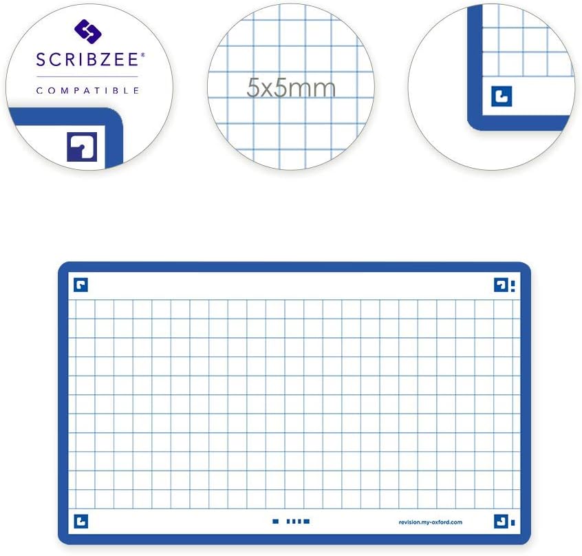 Oxford Flash 2.0 Index Cards A7, Flashcards, 75 x 125 mm, Squared, Navy Blue, Pack of 80 - Image 5