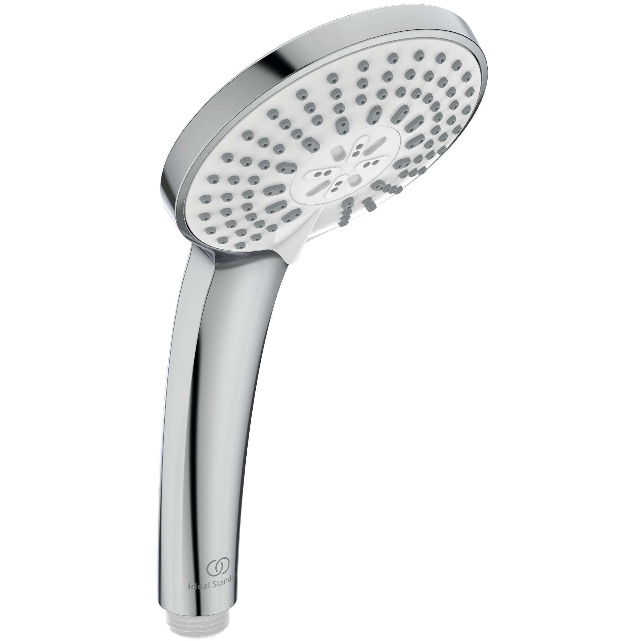 Ideal Standard – Idealrain Multifunctional Hand Shower, Water-Saving Shower Head with 3 Spray Modes (rain, Downpour, and Massage), EasyClean nozzles, Ø 10 cm, Chrome