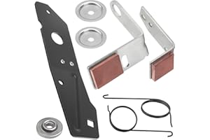 EZYPAK 532437110 437110 Idler Pulley Arm & 532199471 & 532199478 Brake Arm LH/RH Kit - Compatible with Husqvarna/Craftsman Lawn Tractors, with 532199092 Spacer, Fits 917288663,250180, LTH 1538, YT16542T