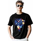 Men's T-Shirt Universe Planet Graphic Tees Cotton Short-Sleeve Casual Tops
