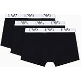 Emporio Armani Men's 3 Pack Bold Monogram Quadshorts
