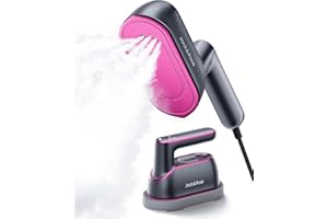 JACK & ROSE Jack ＆ Rose Travel Steamer Iron for Clothes,1200w Iron Steamer,Portable Handheld Travel Size Steamer iron,8S Fast Heat-Up，Large Ceramic Heat Panel,