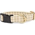 Harry Barker Farmhouse Check Dog Collar, Small