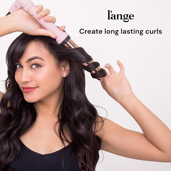 L’ANGE HAIR ONDULÉ 25MM TITANIUM CURLING WAND | PROFESSIONAL HOT TOOLS CURLING IRON 1 INCH | SALON HAIR STYLING WANDS FOR BEACH WAVES | BEST HAIR CURLER WAND FOR FRIZZ-FREE, LASTING CURLS
