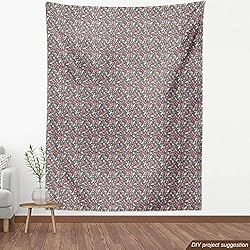 Ambesonne Cartoon Fabric by The Yard, Kawaii