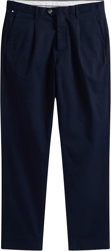 Chino Homme Harlem Satin Relaxed Fit, Bleu (Desert Sky), 34W/31L — photo 7 sur 7