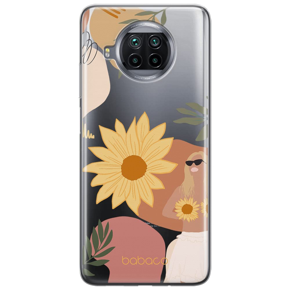 ERT GROUP mobile phone case for Xiaomi MI 10T LITE/REDMI NOTE 9 PRO 5G original and officially Licensed Babaco pattern Flowers 015 adapted to the shape of the mobile phone, partially transparent — image 1