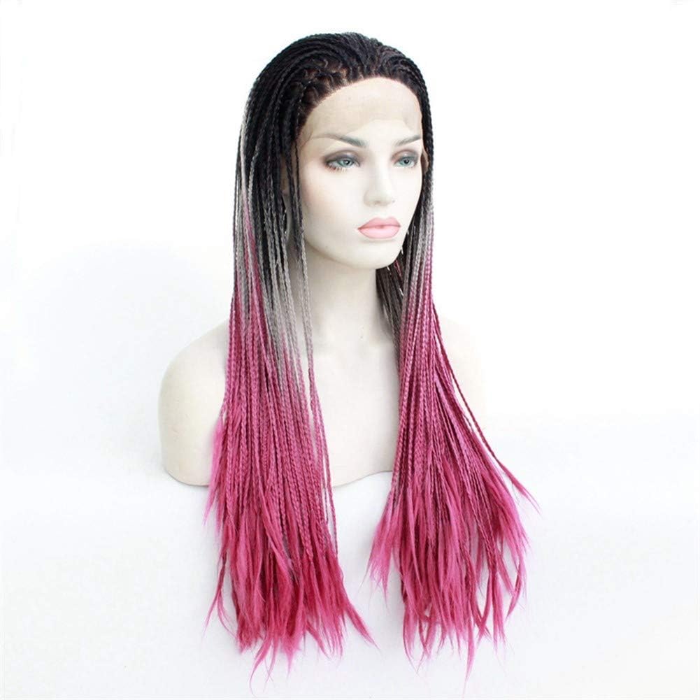 Amazon Co Jp Xueqing Pan 小さなヨーロッパやアメリカのファッションの3本のストランドドレッドヘアのかつらレースのかつら 三つ編み汚いです Color Size Of The Picture ビューティー
