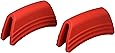 Le Creuset Silicone Set of 2 Handle Grips, 5" x 2 1/2" each, Cerise