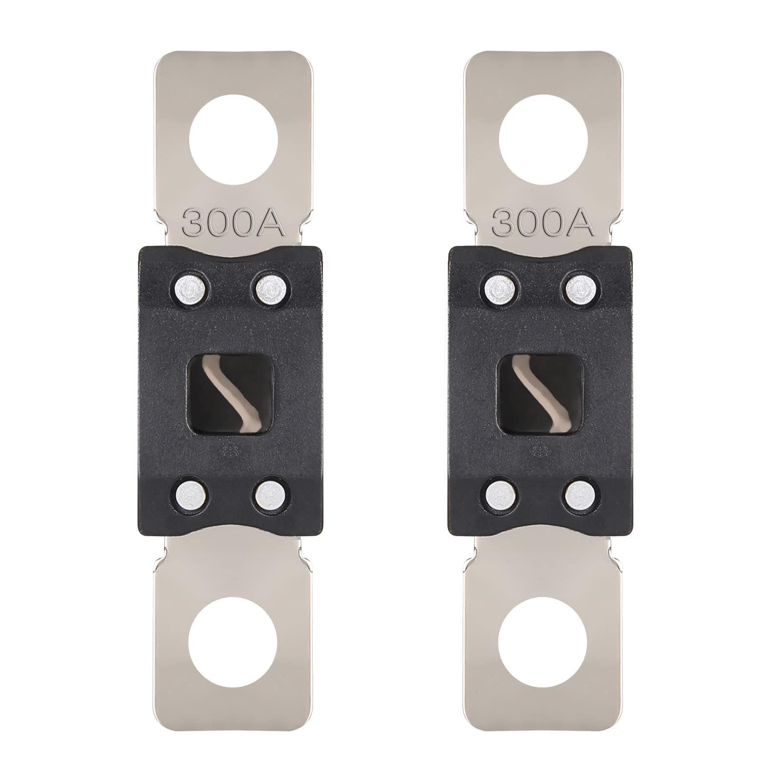 VEXUNGA Mega Fuse 300A MEGA/AMG/ANM Screw Fuse 300 Amp 300Amp High Current Strip Bolt-on Fuses for Cars (Pack of 2pcs)