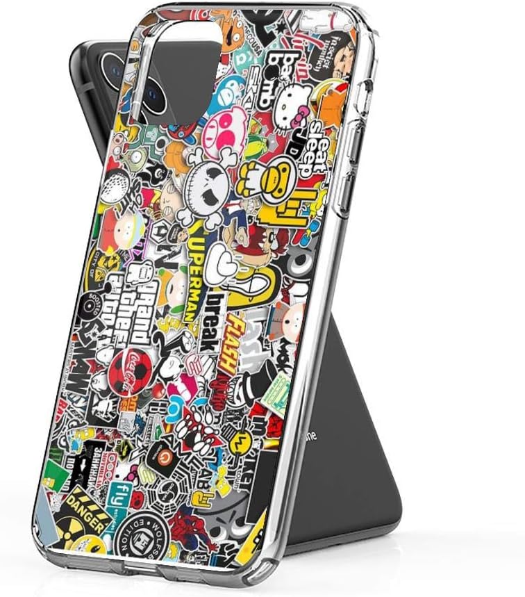 shona Sticker Bomb Case Cover Compatible for iPhone iPhone (11 Pro Max)