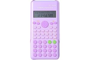 XROLAND Scientific Portable Calculators Functional Engineering Scientific Calculator Multiple Modes Graphing Function Portable, 8X16.2CM, Purple