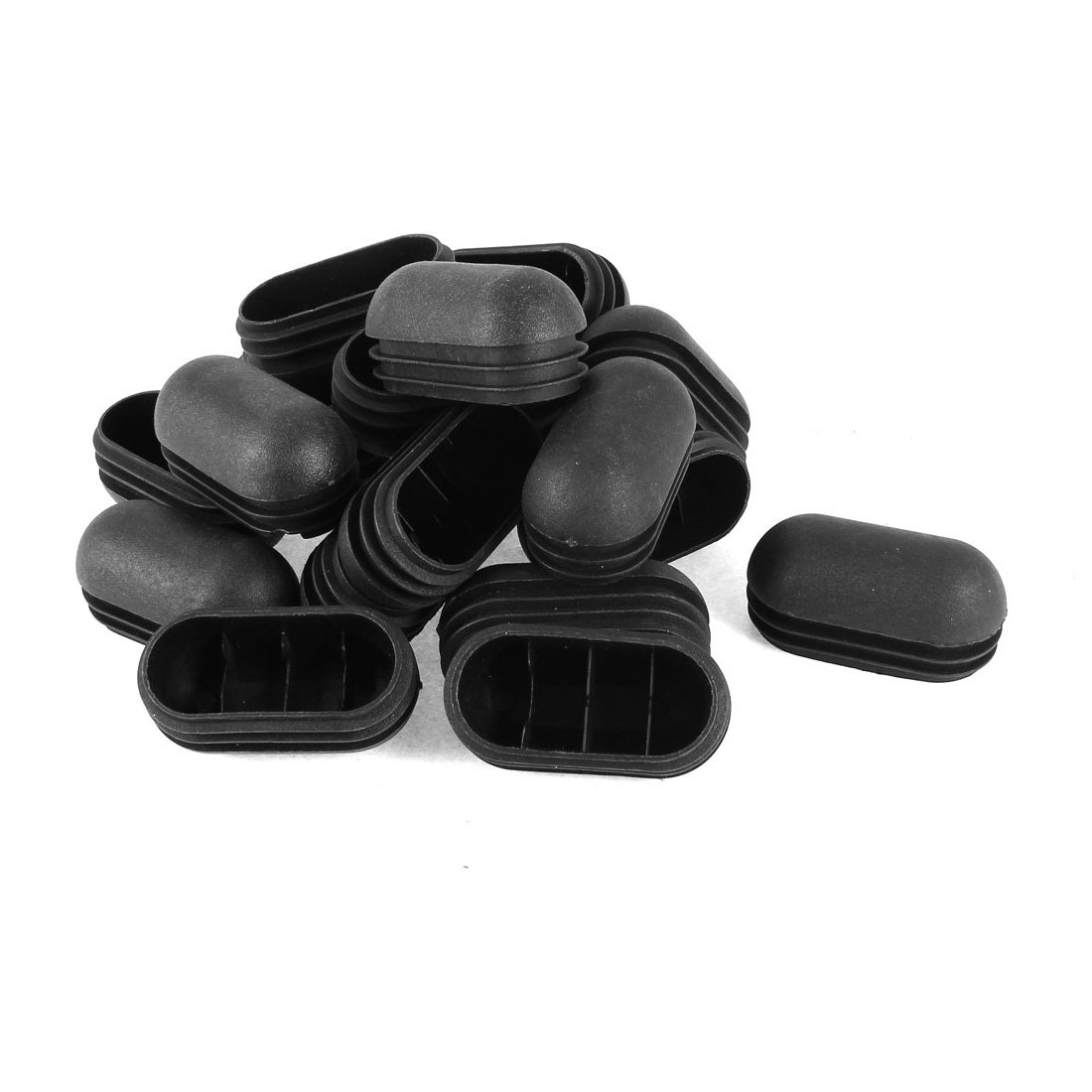 uxcell Oval Shape Caps Tubing Tube Insert Blanking End