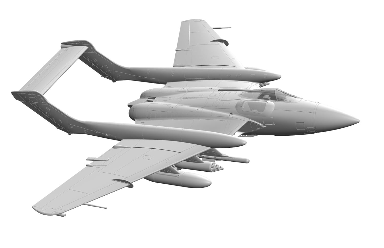 Amazon.com: Cyber Hobby Sea Vixen FAW.2 Building Kit, 1/72-Scale: Toys &  Games