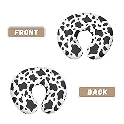 TSVAGA Nursing Pillow for Breastfeeding, Black Cow