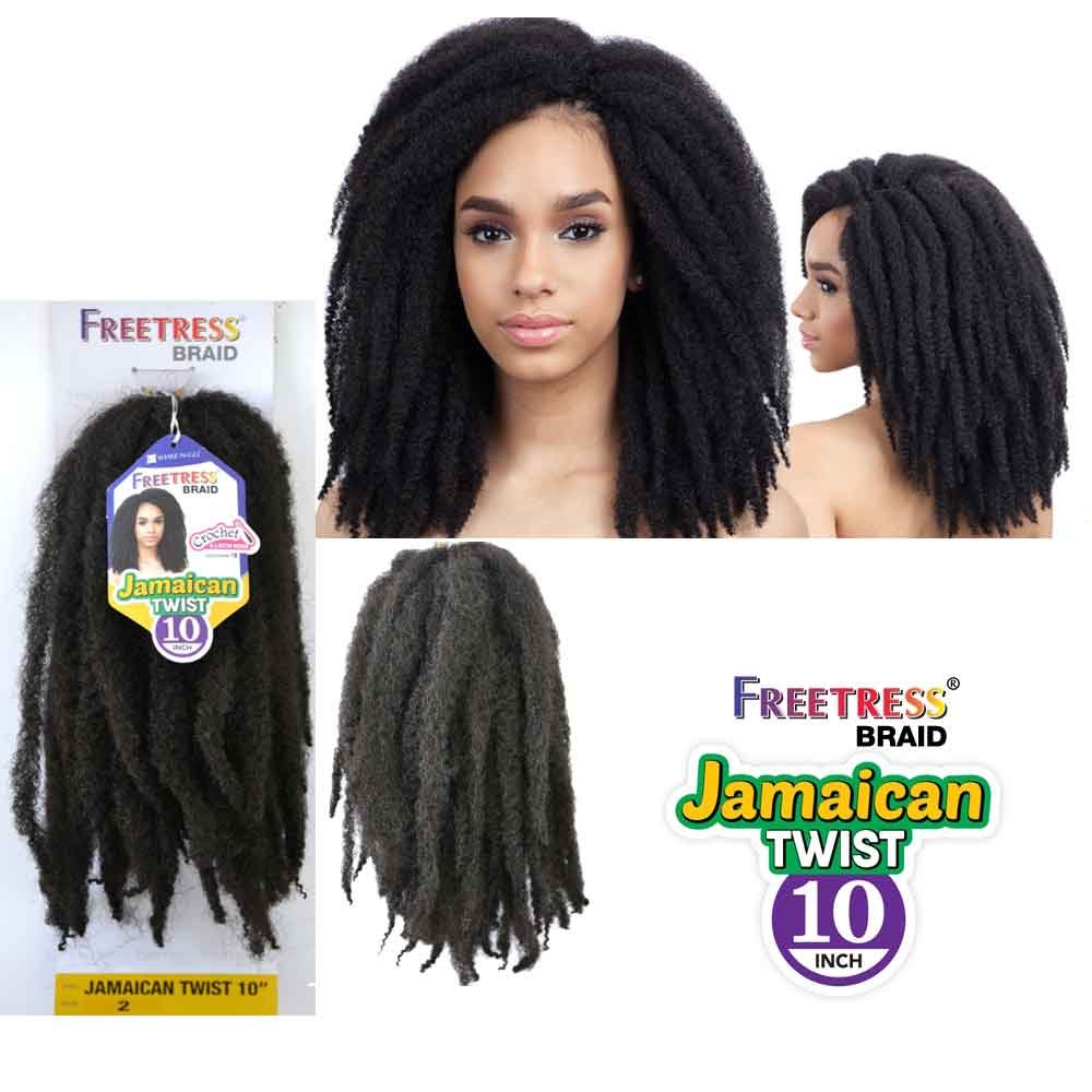Amazon Com Freetress Jamaican Twist Braid 10 Crochet Synthetic