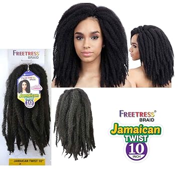 Amazon Com Freetress Jamaican Twist Braid 10 Crochet Synthetic