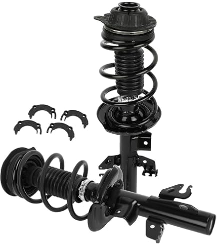 AM Autoparts Front Right Strut & Coil Spring Assembly For 2013-2016 Dodge Dart – Direct Fit, 10 Year Warranty