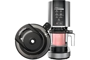 PCTTOIL Outer Bowl Lid for Ninja Creami Ice Cream Makers, Reusable Creami Replacement Lid Compatible with NC299AMZ/NC301/NC300/Series(NO Paddle) Ninja Creami Replacement Parts