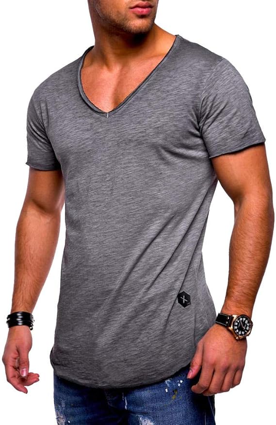 Camisetas Con Cuello Hombre