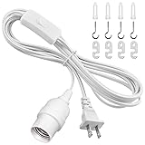 DiCUNO Hanging Lantern Extension Cord Cable, E26