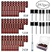 Coceca Sanding Drum Kit with 270 Pieces Sanding Band Sleeves and 12 Pieces Drum Mandrels for Dremel Rotary Tool