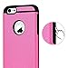 6s Plus Case, iPhone 6 Plus&6s Plus Case - TURATA [Heavy Duty] Dual Layer Hard Plastic TPU Protective Case Bumper with Dust Plug Design for iPhone 6 Plus&6s Plus (5.5 inch) - Hot Pink
