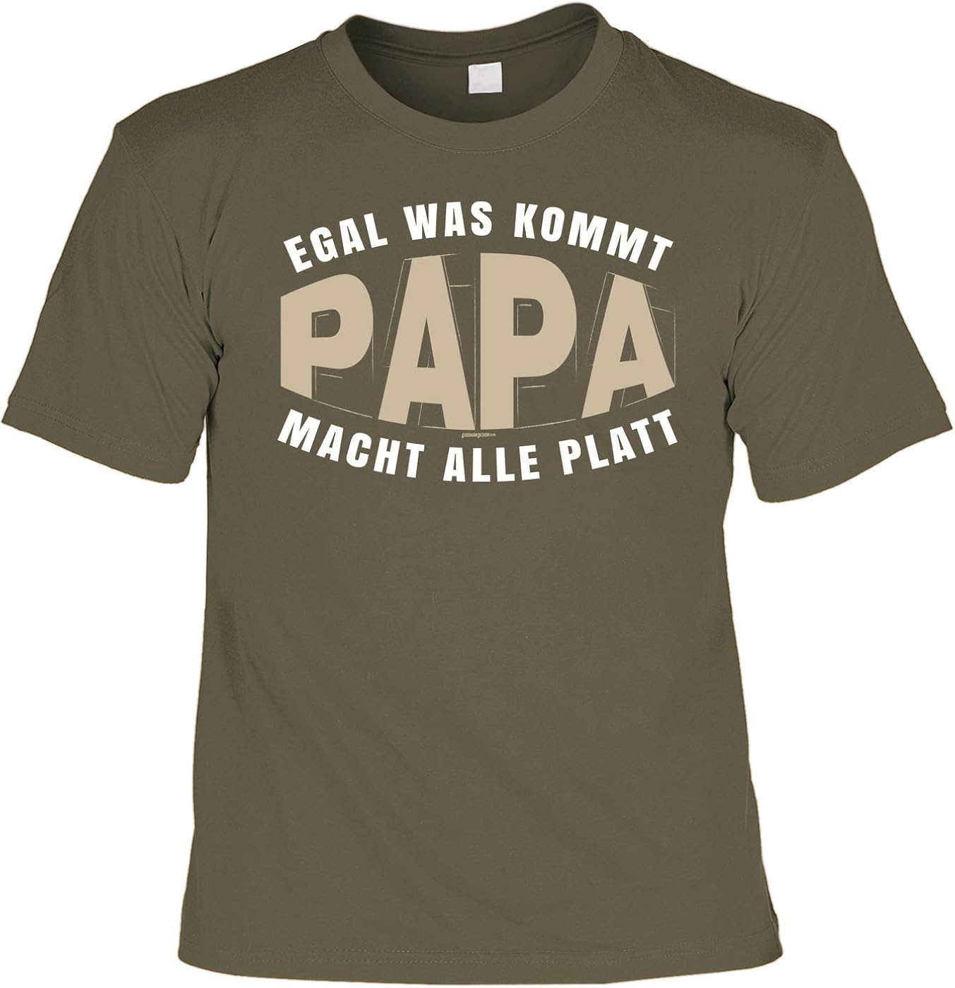 Vater Sprüche Tshirt Cooles witzges TShirt für Papa Egal was kommt