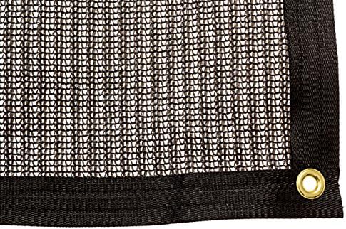 Be Cool Solutions70% Black Outdoor Sun Shade Canopy: UV Protection Shade Cloth| Lightweight, Easy Setup Mesh Canopy Cover with Grommets| Sturdy, Durable Shade Fabric for Garden, Patio & Porch 12'x20'