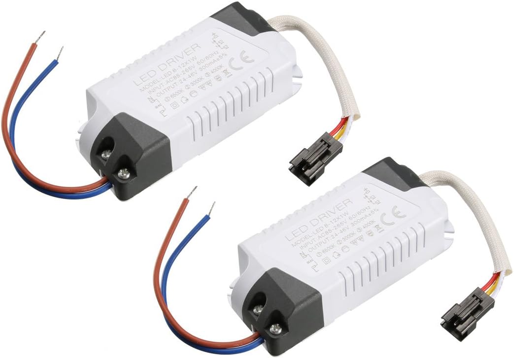 Sourcing Map Led Driver 8 12w Constant Current 300ma Amazon Co Uk Electronics