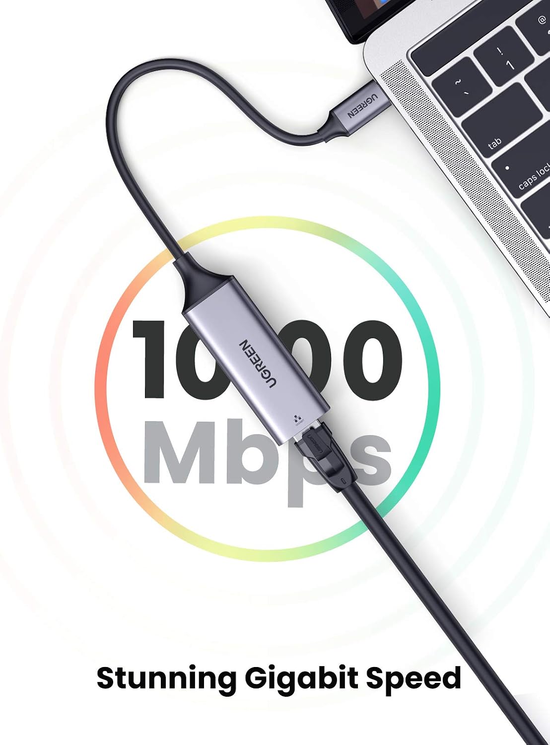 UGREEN USB C to Ethernet Adapter, Gigabit Wired Network Adapter - Image 3