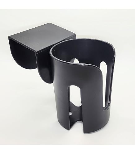 Lot De 2 Porte-Gobelets Noirs En Plastique Pour Voiture - Support Bouteille Café Canettes Sur Porte Et Siège