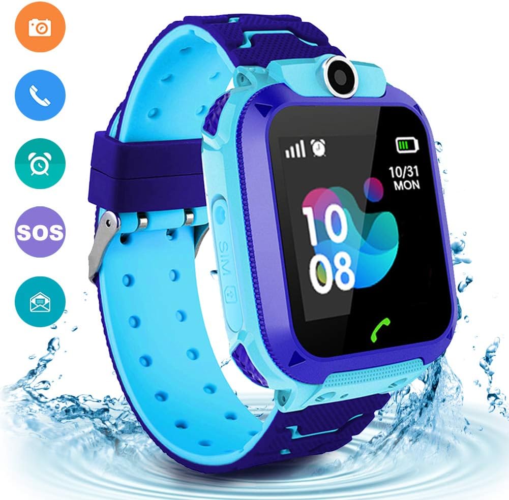 Amazon.com: Kids Waterproof Smart Watch Phone, LBS/GPS ...