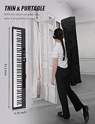 UISCOM 88 Key Semi-weighted Electronic Keyboard