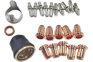 UCCKEYI 23Pcs Plasma Cutter Kit Compatible with Harbor Freight Titanium 65 Torch TI-PC65 IPT-65 59164