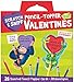 PEACEABLE KINGDOM Pencil Topper Super Valentine Scratch And Sniff, 1 EA