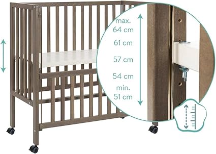 fillikid convertible bedside crib