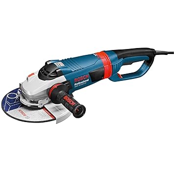 Bosch Professional GWS 26-230 LVI Winkelschleifer 230 mm, 2600 Watt mit KickBack-Stop, Anlaufstrombegrenzung, Handgriff mit V